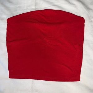 red crop top